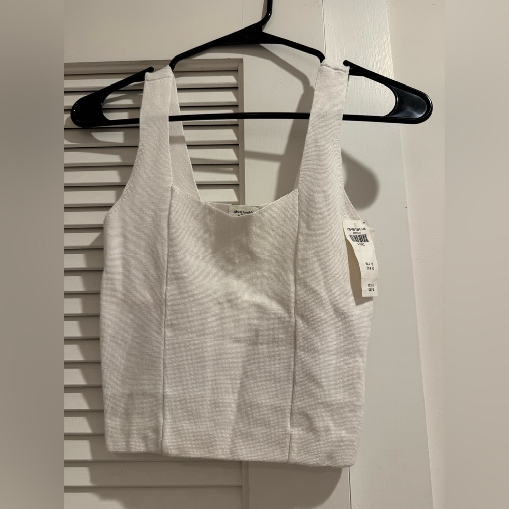 NWT Abercrombie white tank